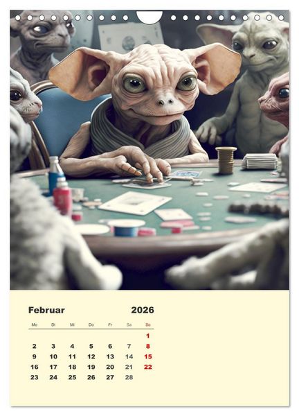 Produktbild: Kleine Gangster. Lustige Monster im Alltag (Wandkalender 2026 DIN A4 hoch), CALVENDO Monatskalender