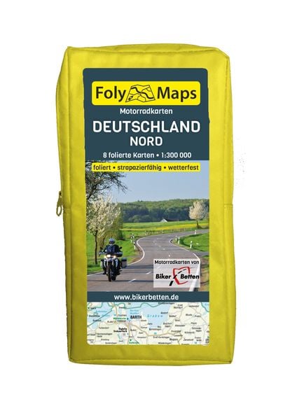 Produktbild: FolyMaps Motorradkarten Deutschland Nord
