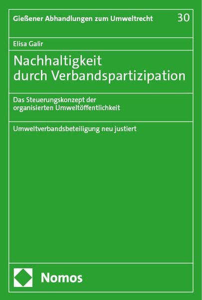 Produktbild: Nachhaltigkeit durch Verbandspartizipation