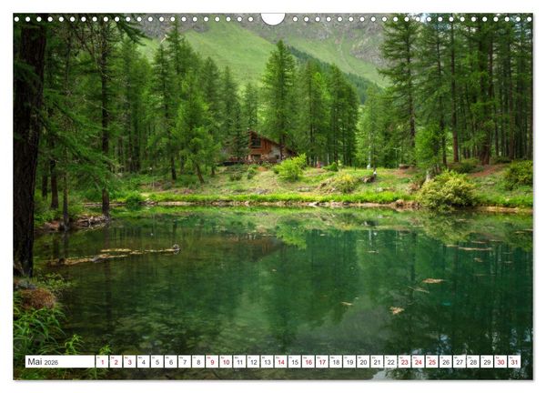 Produktbild: Natur im Aostatal (Wandkalender 2026 DIN A3 quer), CALVENDO Monatskalender