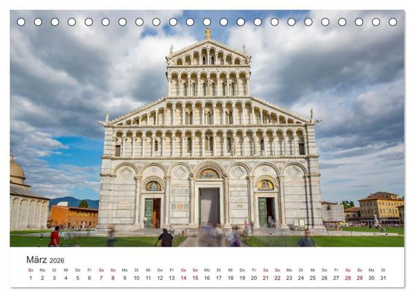Produktbild: Motive der Toskana (Tischkalender 2026 DIN A5 quer), CALVENDO Monatskalender