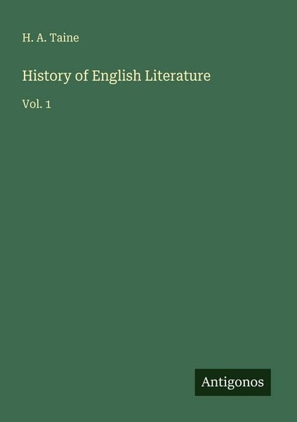 Produktbild: History of English Literature