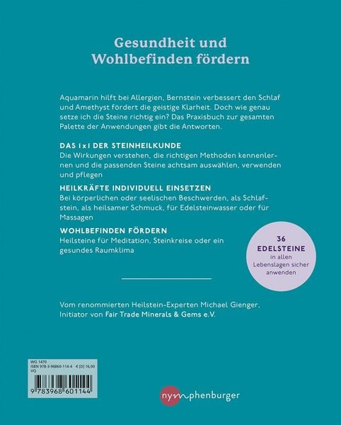 Produktbild: Praxisbuch der Heilsteine f&uuml;r K&ouml;rper, Geist und Seele