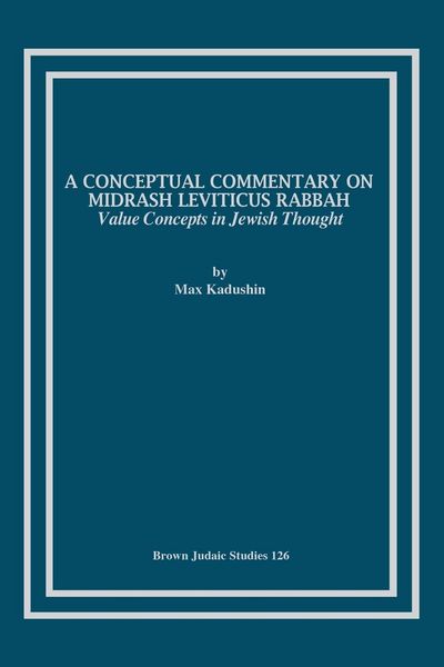 Produktbild: A Conceptual Commentary on Midrash Leviticus Rabbah