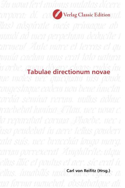 Produktbild: Tabulae directionum novae