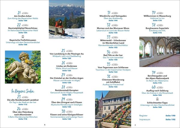 Produktbild: Kleine Auszeiten mit der Bahn Bayern