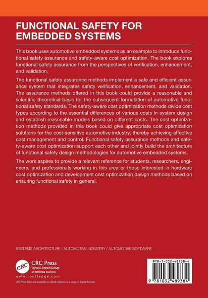 Produktbild: Functional Safety for Embedded Systems