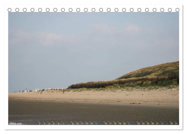 Produktbild: OP SPIEKEROOG (Tischkalender 2026 DIN A5 quer), CALVENDO Monatskalender