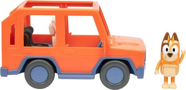 Produktbild: Moose Toys 300176 - BLUEY S11 Heeler Family Road Trip 4WD Vehicle, Familienauto mit Chilli-Figur