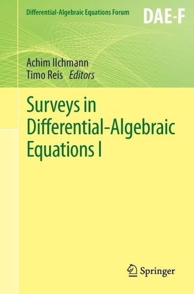 Produktbild: Surveys in Differential-Algebraic Equations I