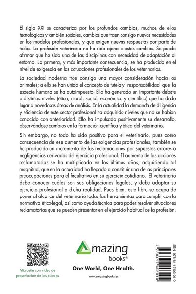 Produktbild: La Responsabilidad Profesional Del Veterinario