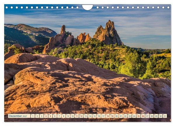 Produktbild: Wyoming, South Dakota Colorado (Wandkalender 2027 DIN A4 quer), CALVENDO Monatskalender
