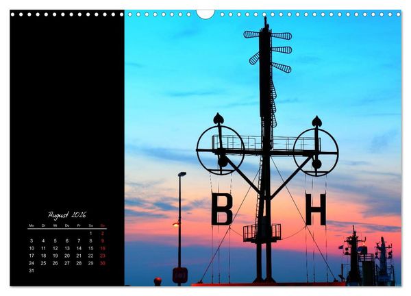 Produktbild: Bremerhaven Nights (Wandkalender 2026 DIN A3 quer), CALVENDO Monatskalender