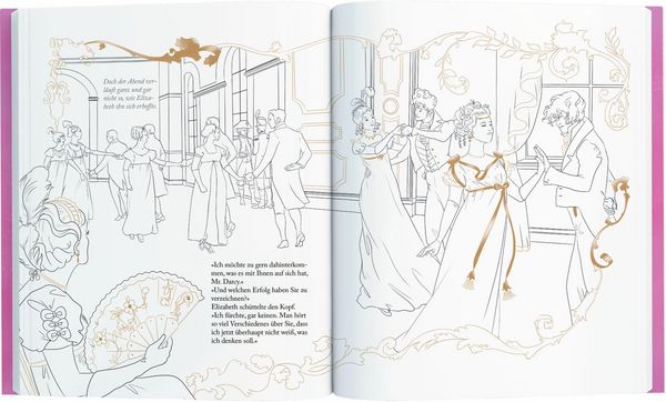 Produktbild: Stolz und Vorurteil - Das gro&szlig;e Jane Austen-Malbuch