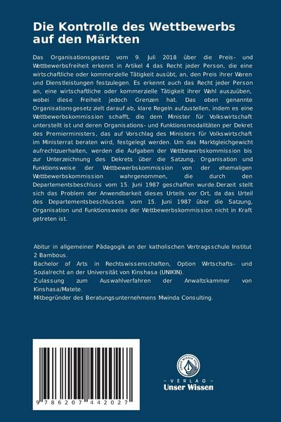 Produktbild: Die Kontrolle des Wettbewerbs auf den M&auml;rkten