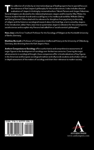 Produktbild: The Anthem Companion to Karl Jaspers