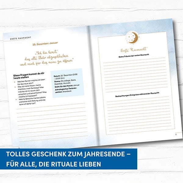 Produktbild: Rauhn&auml;chte bewusst erleben - Die wunderbare Rauhn&auml;chte-Box. Mit magischem W&uuml;nsche-Ritual