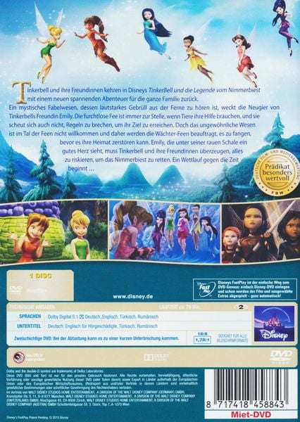 Tinkerbell und die Legende vom Nimmerbiest