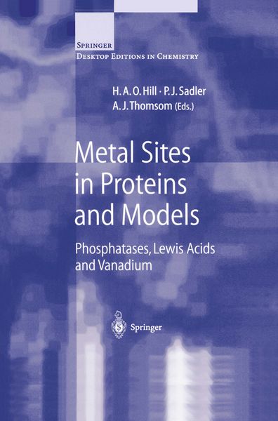 Produktbild: Metal Sites in Proteins and Models