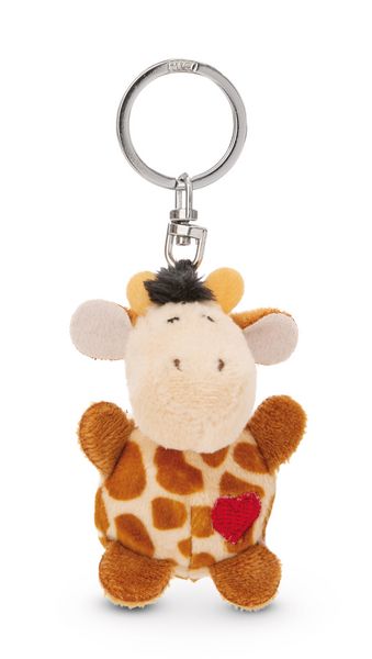 Produktbild: Schl&uuml;sselanh&auml;nger Giraffe mit Herz 5cm an Header Karte