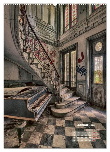 Produktbild: Lost Places - morbide Sch&ouml;nheiten (Wandkalender 2026 DIN A2 hoch), CALVENDO Monatskalender