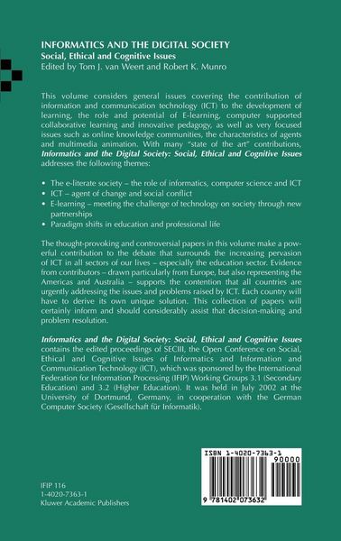 Produktbild: Informatics and the Digital Society