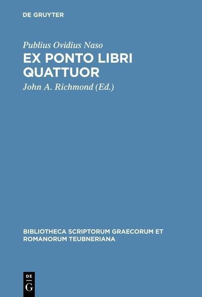 Produktbild: Ex Ponto libri quattuor