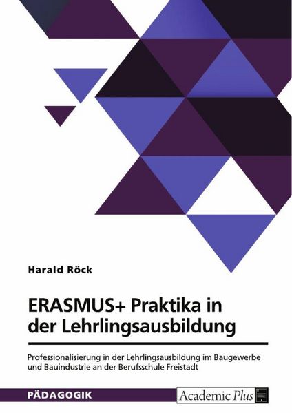Produktbild: ERASMUS+ Praktika in der Lehrlingsausbildung