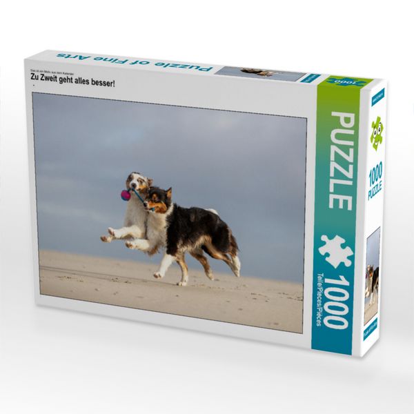 Produktbild: CALVENDO Puzzle Zu Zweit geht alles besser! 1000 Teile Lege-Gr&ouml;&szlig;e 640 x 480 cm Foto-Puzzle Bild von Annett Mirsberger