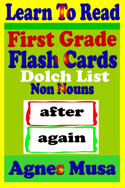 Produktbild: First Grade Flash Cards - Dolch List Non Nouns (Learn To Read, #23)