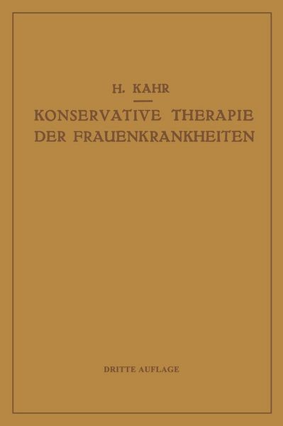 Produktbild: Konservative Therapie der Frauenkrankheiten