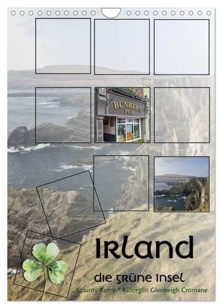 Irland - die grüne Insel (Wandkalender 2026 DIN A4 hoch), CALVENDO Monatskalender