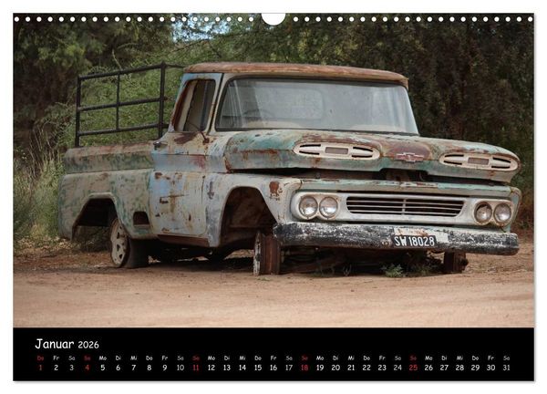 Produktbild: Faszination Namibia - Oldtimer mal anders (Wandkalender 2026 DIN A3 quer), CALVENDO Monatskalender