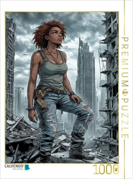CALVENDO Puzzle Amelie und das Aufbrechen des Horizonts | 1000 Teile Lege-Größe 64x48cm Foto-Puzzle für glückliche Stunden