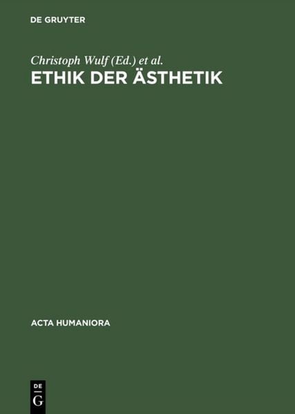 Produktbild: Ethik der &Auml;sthetik