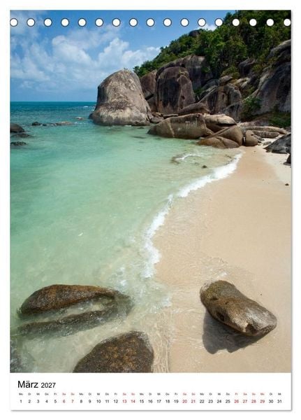 Produktbild: Thailand - Inseln und Str&auml;nde (Tischkalender 2027 DIN A5 hoch), CALVENDO Monatskalender