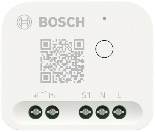 Bosch Smart Home BMCT-RZ Aktor, Funk-Repeater, Funk-Schaltaktor, Funkempfänger-Relais, Multifunktions-Stromstoßschalter,
