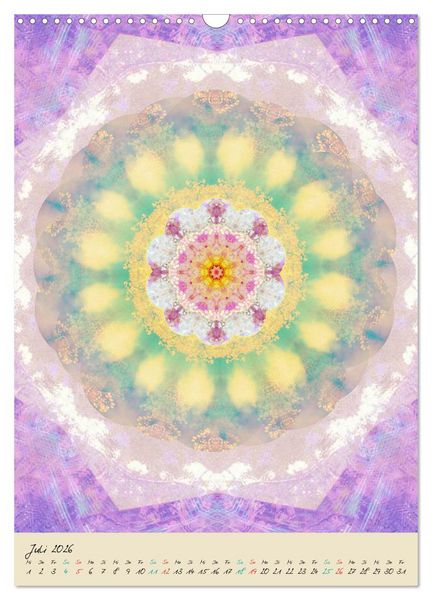 Produktbild: MANDALAS DES LICHTS (Wandkalender 2026 DIN A3 hoch), CALVENDO Monatskalender