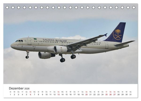 Produktbild: Frankfurt Airport - EDDF (Tischkalender 2026 DIN A5 quer), CALVENDO Monatskalender
