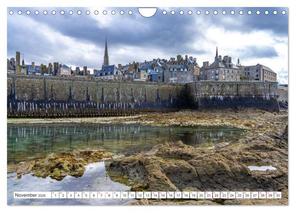 Produktbild: Bretagne - Saint Malo (Wandkalender 2026 DIN A4 quer), CALVENDO Monatskalender