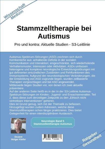 Produktbild: Stammzelltherapie bei Autismus