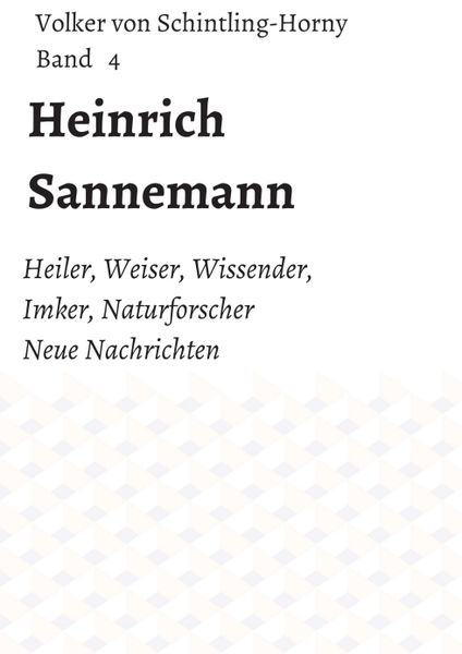 Produktbild: Heinrich Sannemann