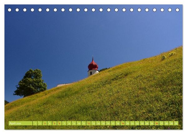 Produktbild: Kirchturmspitzen (Tischkalender 2026 DIN A5 quer), CALVENDO Monatskalender