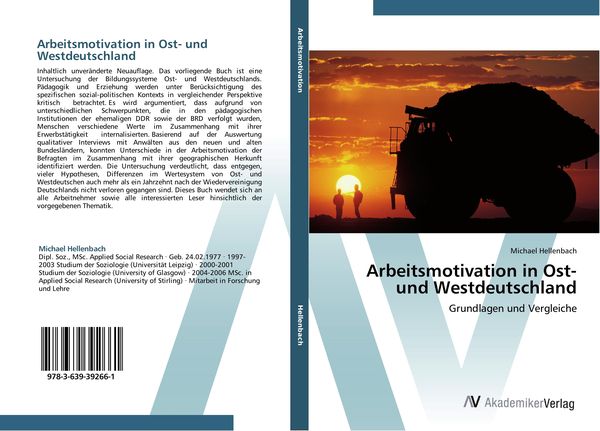 Produktbild: Arbeitsmotivation in Ost- und Westdeutschland