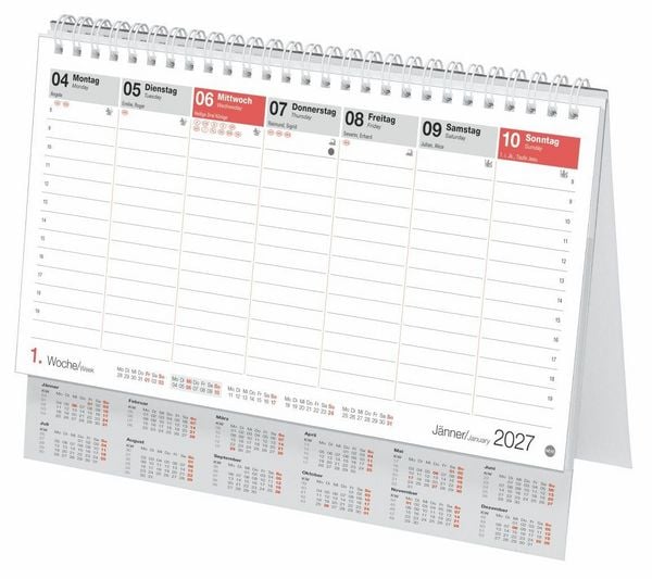 Produktbild: Schreibtischkalender &Ouml;sterreich gro&szlig; 2027