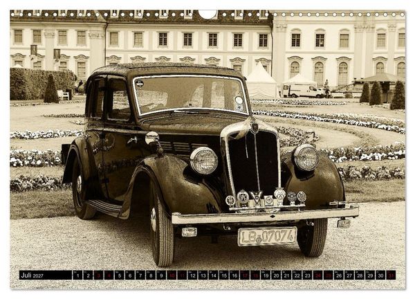 Produktbild: Klassische Automobile (Wandkalender 2027 DIN A3 quer), CALVENDO Monatskalender