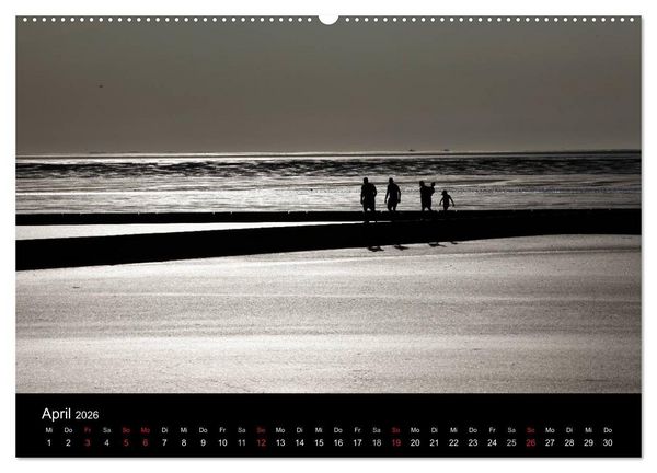 Produktbild: Wattenmeer (hochwertiger Premium Wandkalender 2026 DIN A2 quer), Kunstdruck in Hochglanz