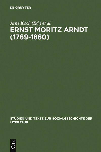 Produktbild: Ernst Moritz Arndt (1769-1860)