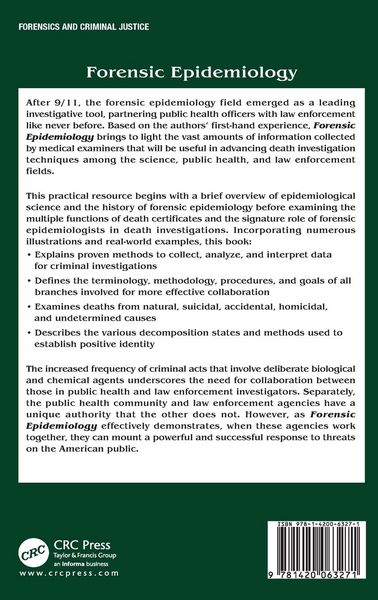 Produktbild: Forensic Epidemiology