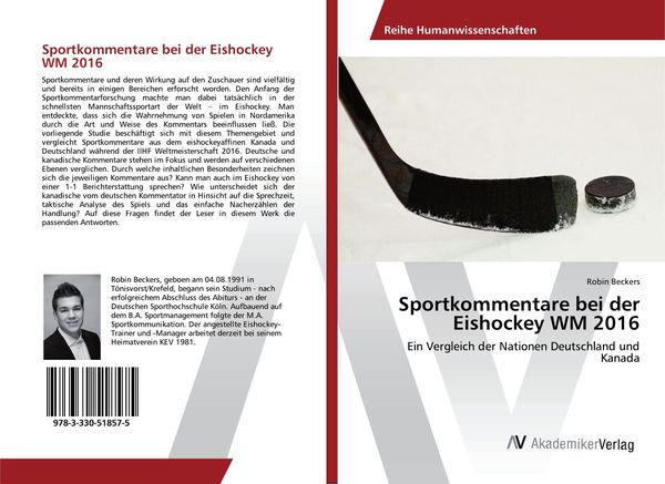 Sportkommentare bei der Eishockey WM 2016, Taschenbuch von Robin Beckers, AV Akademikerverlag, 9783330518575